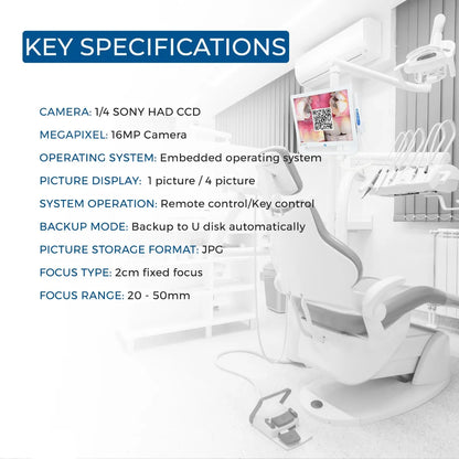 Intellicam 16MP Intraoral Camera with 17" Screen
