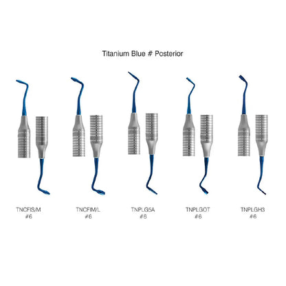 GDC Titanium Coated Composite Instrument Posterior Set Of 5 Pcs (CIPPB5)