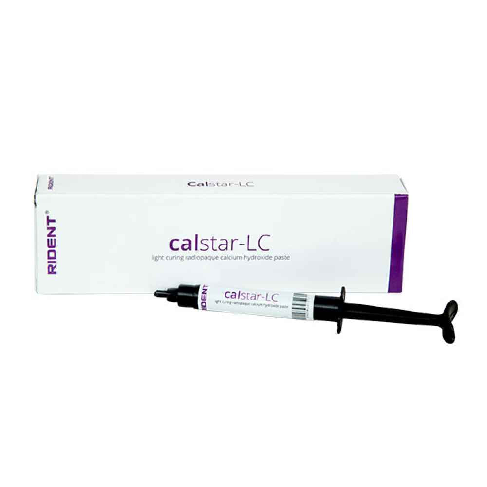 Rident Calstar-LC Light Curing Radiopaque Calcium Hydroxide Paste